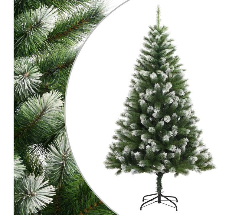 Sapin De Noël Artificiel à Charnières Avec Neige Floquée 150 Cm