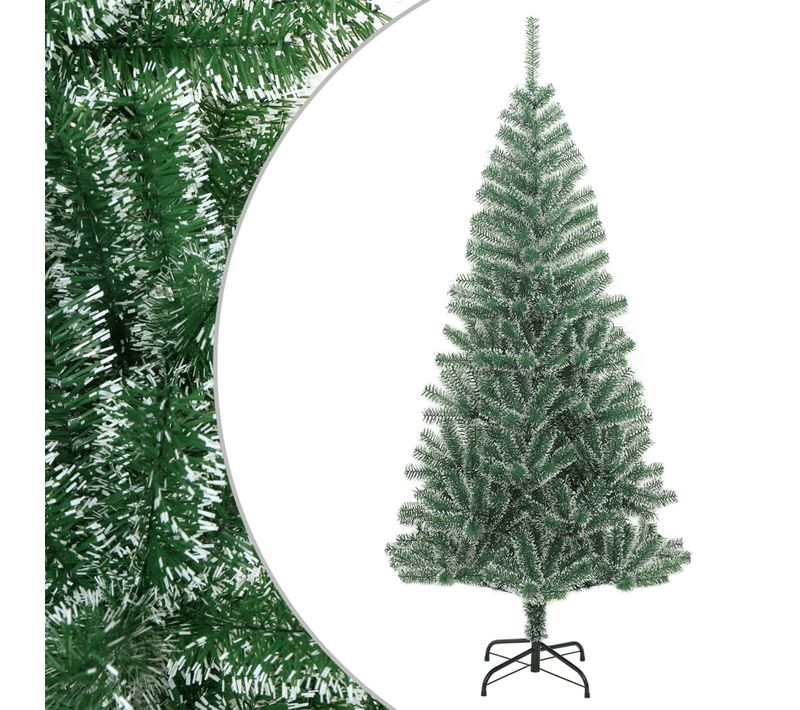 Sapin De Noël Artificiel Avec Neige Floquée Vert 240 Cm