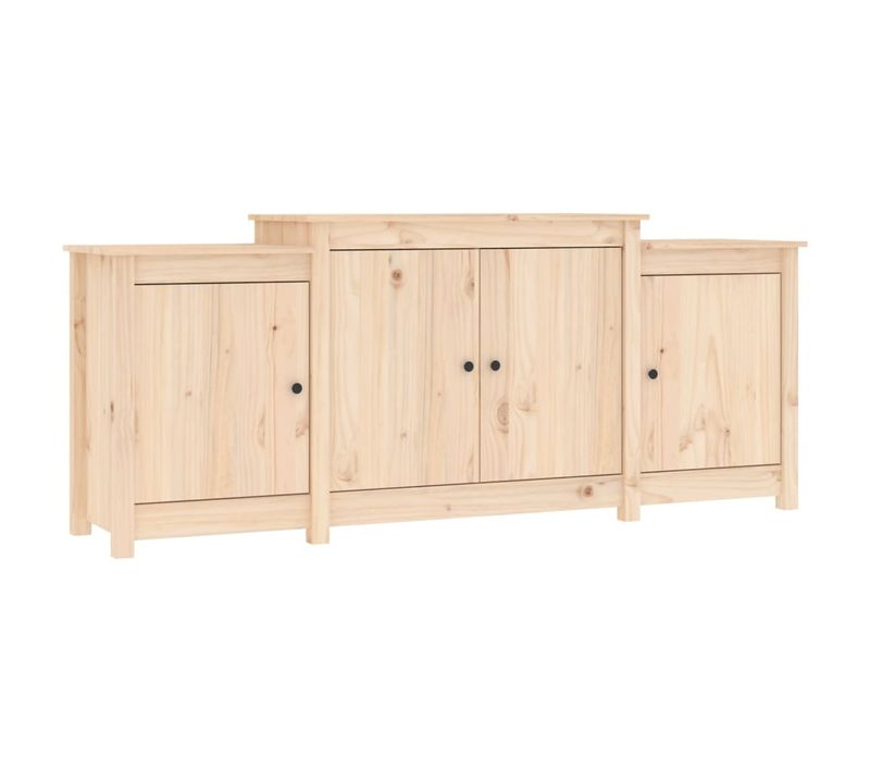 Buffet 164x37x68 Cm Bois Massif Pin