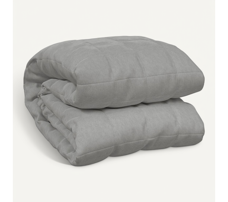 Couverture Lestée Gris 120x180 Cm 5 Kg Tissu