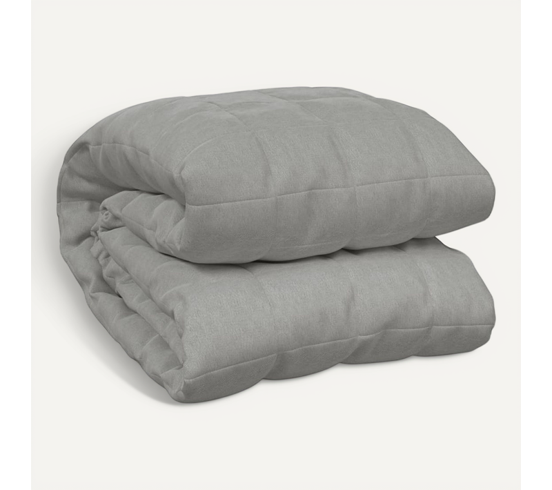 Couverture Lestée Gris 138x200 Cm 6 Kg Tissu