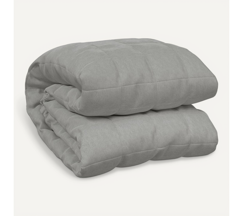 Couverture Lestée Gris 155x220 Cm 11 Kg Tissu