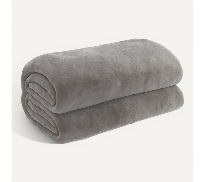 Couverture Lestée Avec Housse Gris 120x180 Cm 5 Kg Tissu