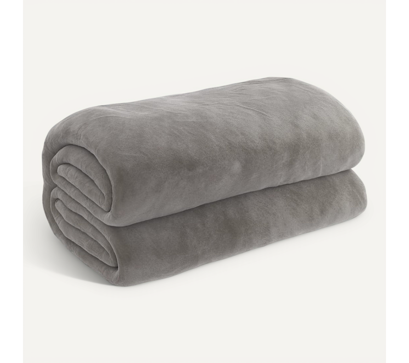 Couverture Lestée Avec Housse Gris 200x200 Cm 13 Kg Tissu
