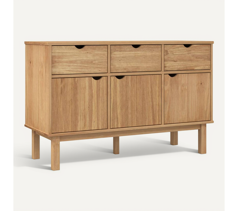 Buffet Otta 114x43x73,5 Cm Bois Massif De Pin