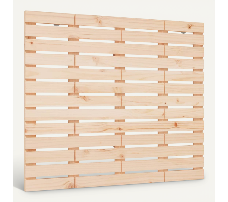 Tête De Lit Murale 106x3x91,5 Cm Bois Massif De Pin