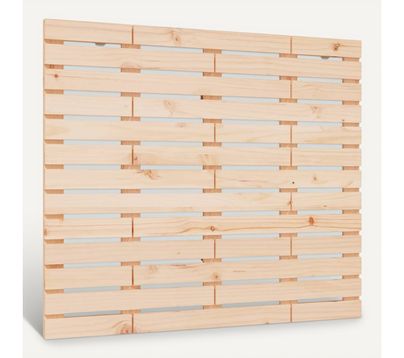 Tête De Lit Murale 141x3x91,5 Cm Bois Massif De Pin