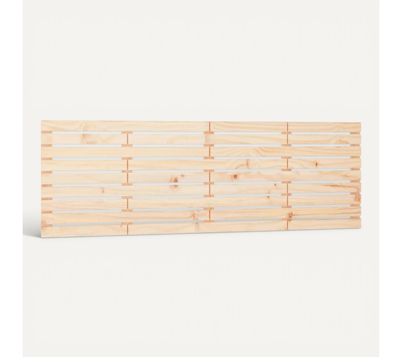 Tête De Lit Murale 206x3x63 Cm Bois Massif De Pin