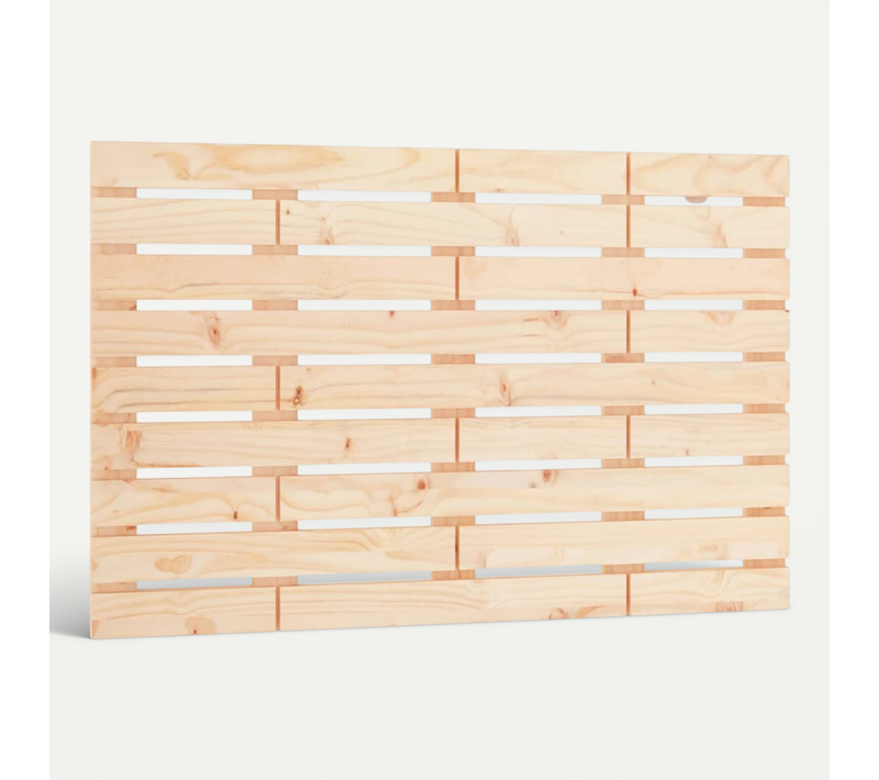Tête De Lit Murale 96x3x63 Cm Bois Massif De Pin