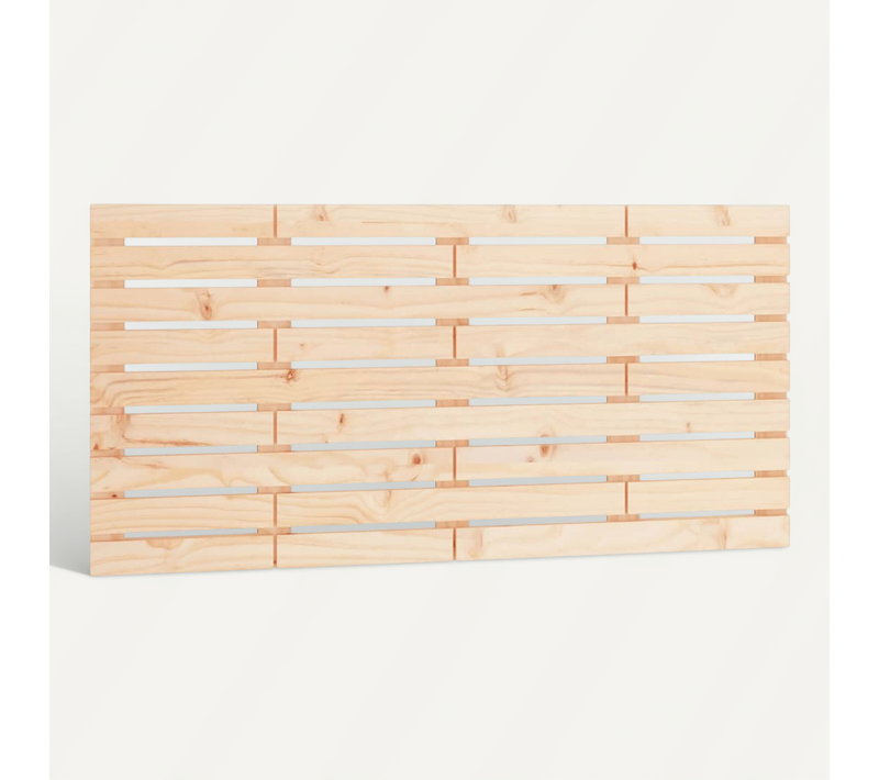 Tête De Lit Murale 156x3x63 Cm Bois Massif De Pin