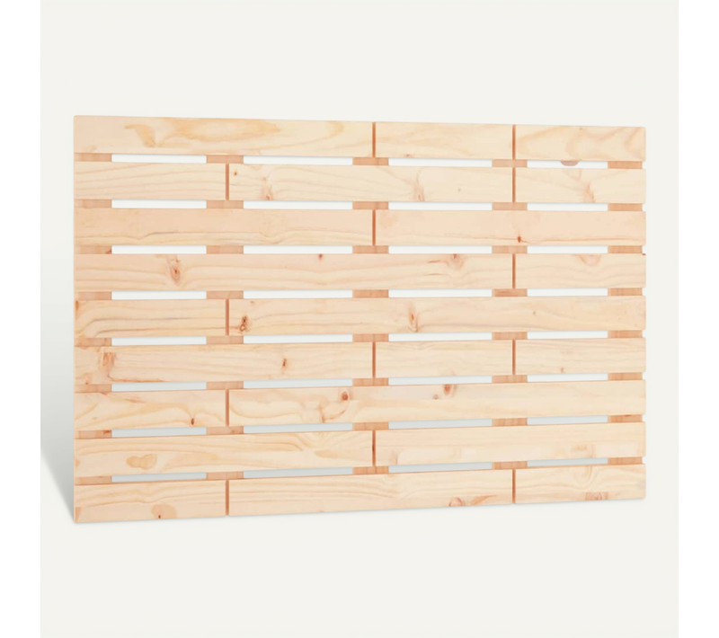 Tête De Lit Murale 81x3x63 Cm Bois Massif De Pin