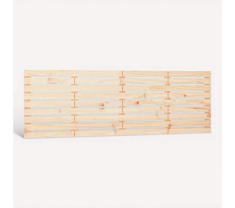 Tête De Lit Murale 166x3x63 Cm Bois Massif De Pin