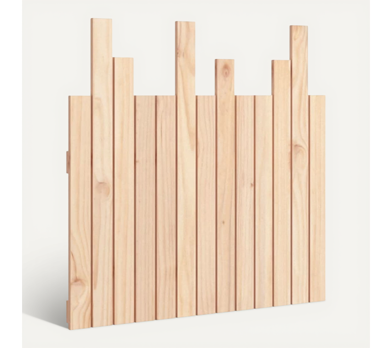 Tête De Lit Murale 82,5x3x80 Cm Bois Massif De Pin