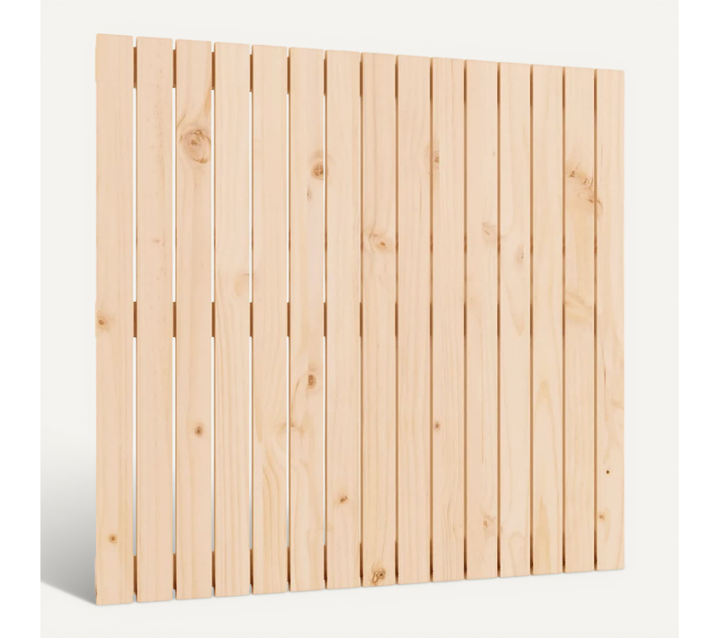 Tête De Lit Murale 95,5x3x90 Cm Bois Massif De Pin