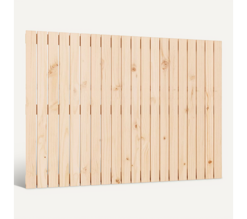 Tête De Lit Murale 127,5x3x90 Cm Bois Massif De Pin