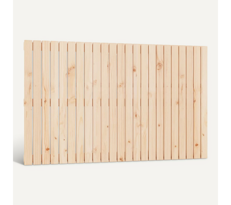 Tête De Lit Murale 147x3x90 Cm Bois Massif De Pin