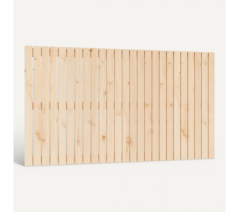 Tête De Lit Murale 159,5x3x90 Cm Bois Massif De Pin