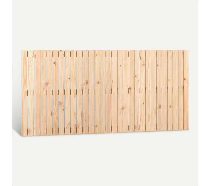 Tête De Lit Murale 185x3x90 Cm Bois Massif De Pin