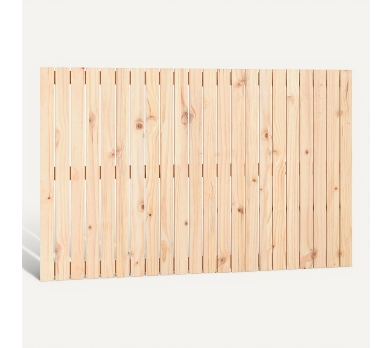 Tête De Lit Murale 140x3x90 Cm Bois Massif De Pin