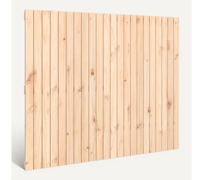 Tête De Lit Murale 140x3x110 Cm Bois Massif De Pin