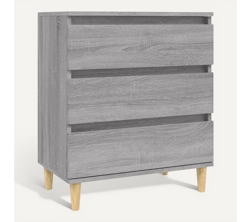 Buffet Sonoma Gris 60x35x70 Cm Bois Contreplaqué