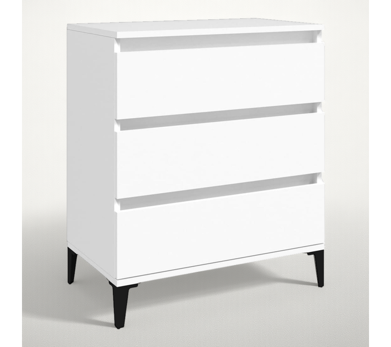 Buffet Blanc 60x35x70 Cm Bois Contreplaqué