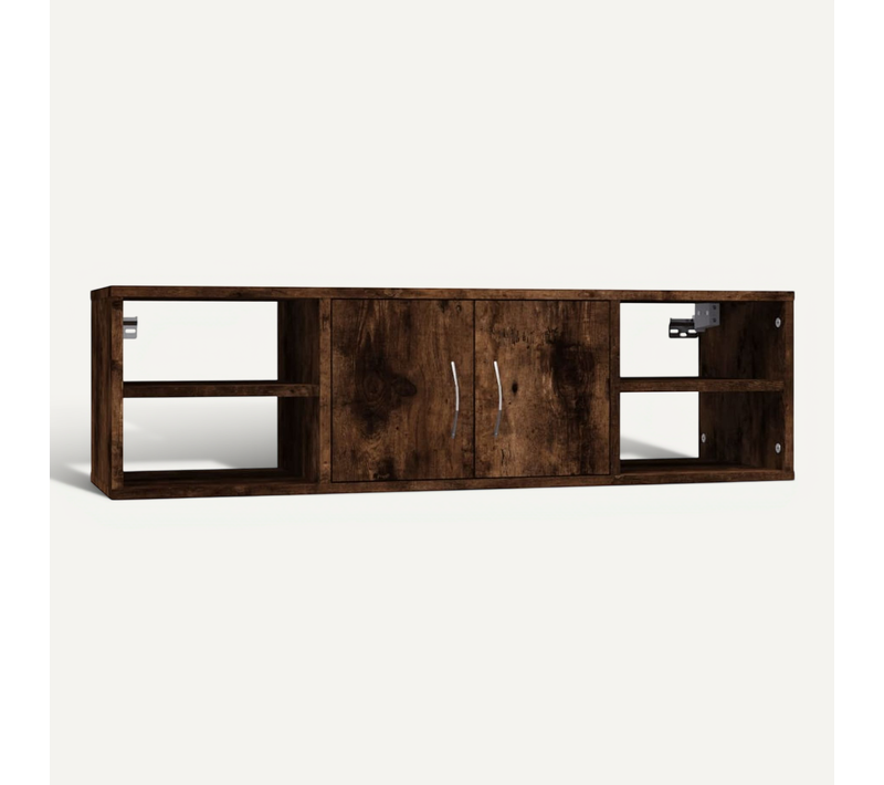 étagère Murale Chêne Fumé 102x30x29 Cm Bois Contreplaqué