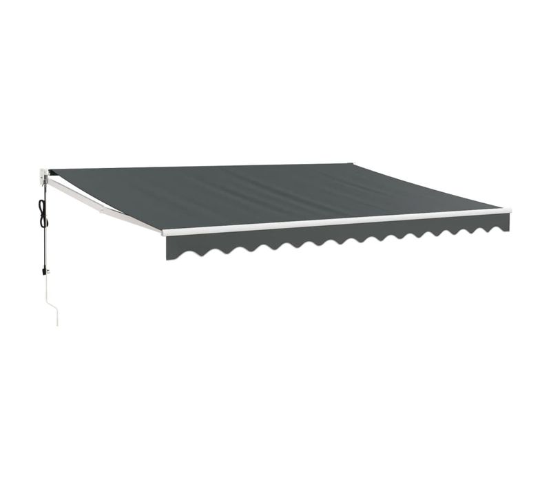 Auvent Rétractable Automatique Anthracite 4,5x3 M