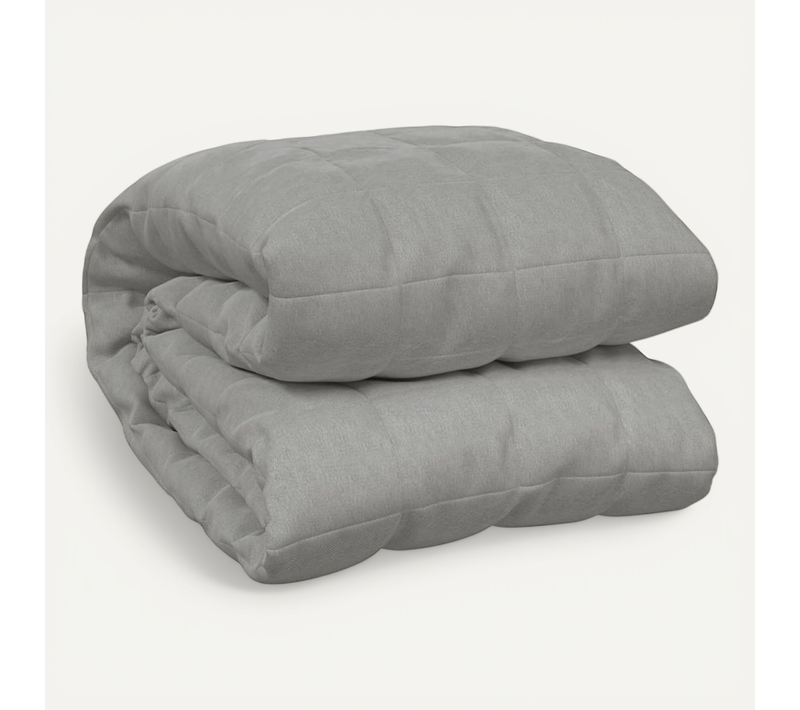 Couverture Lestée Gris 137x200 Cm 6 Kg Tissu