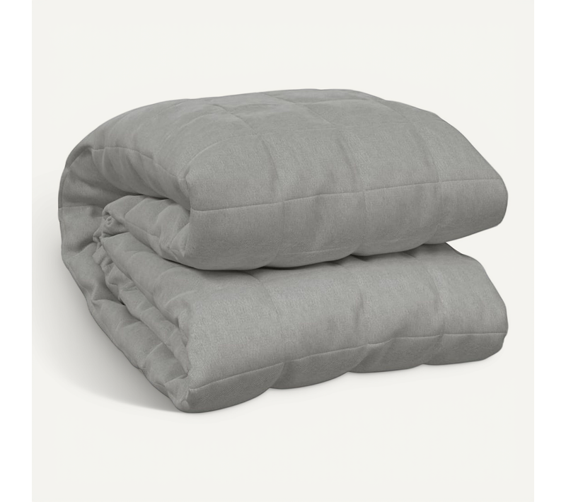 Couverture Lestée Gris 152x203 Cm 7 Kg Tissu