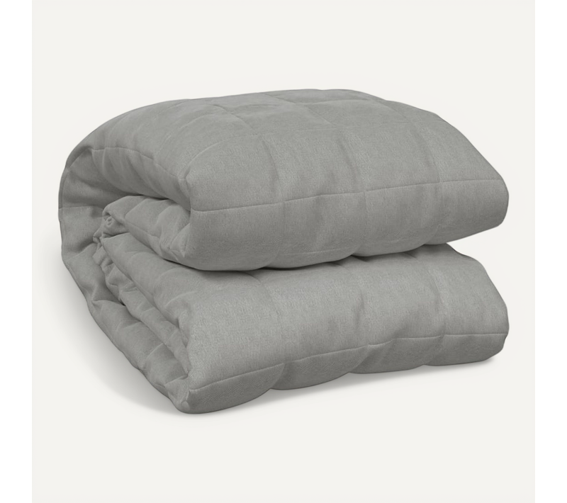 Couverture Lestée Gris 200x220 Cm 13 Kg Tissu