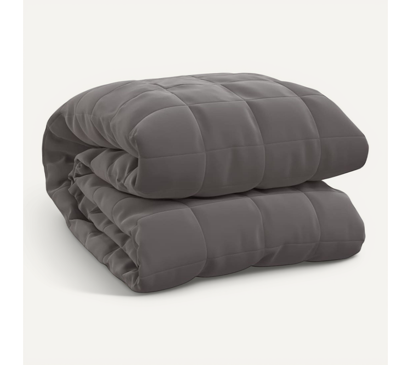 Couverture Lestée Gris 220x230 Cm 15 Kg Tissu