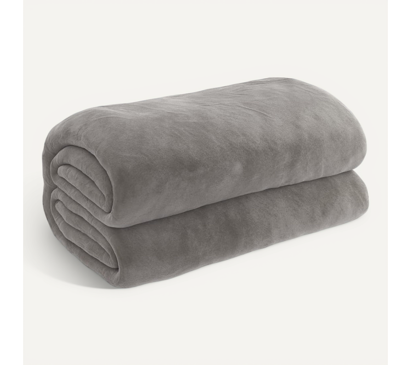 Couverture Lestée Avec Housse Gris 137x200 Cm 10 Kg Tissu