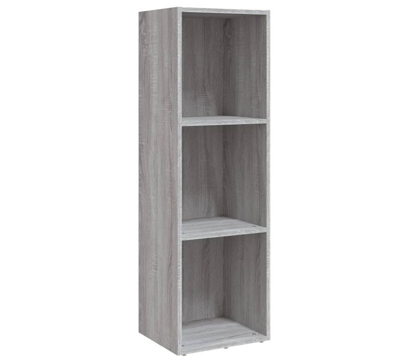 Bibliothèque/meuble TV Sonoma Gris 36x30x114 Cm Bois Ingénierie