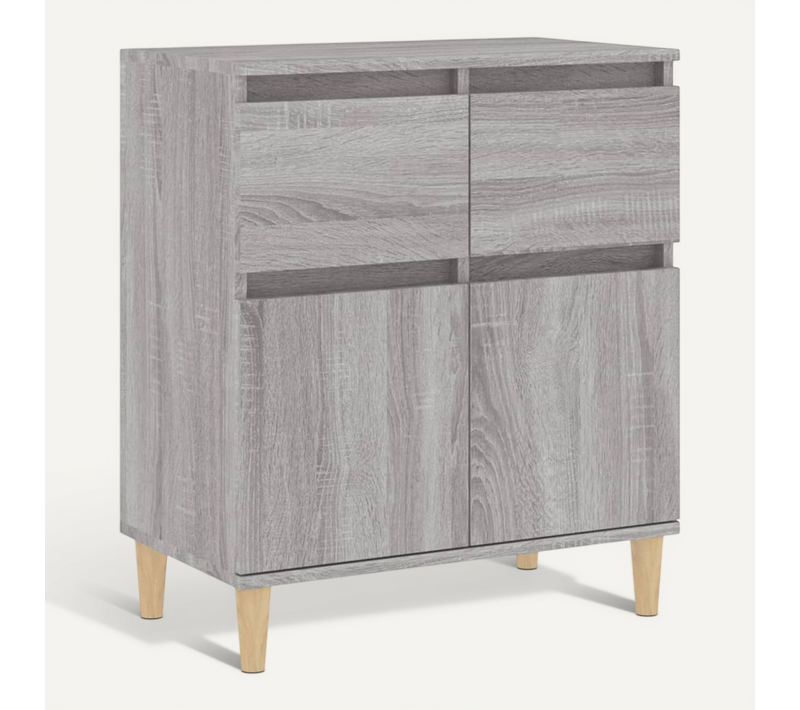 Buffet Sonoma Gris 60x35x70 Cm Bois Contreplaqué