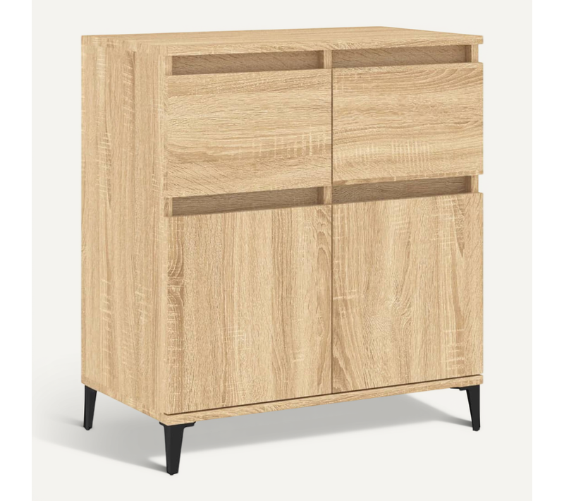 Buffet Chêne Sonoma 60x35x70 Cm Bois Contreplaqué
