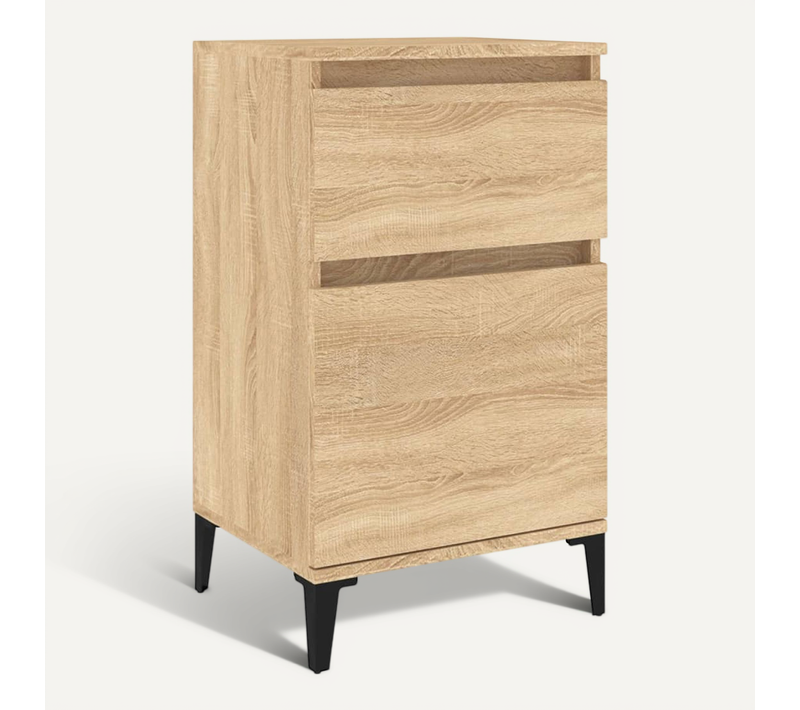 Table De Chevet Chêne Sonoma 40x35x70 Cm