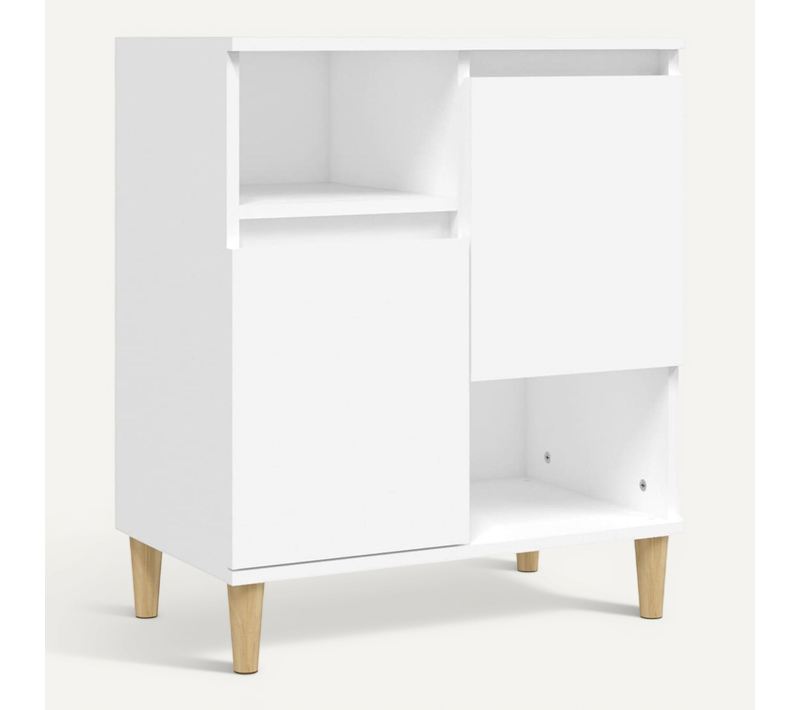 Panier à Linge Avec 2 Sections Bambou Gris 100 L Bois Contreplaqué
