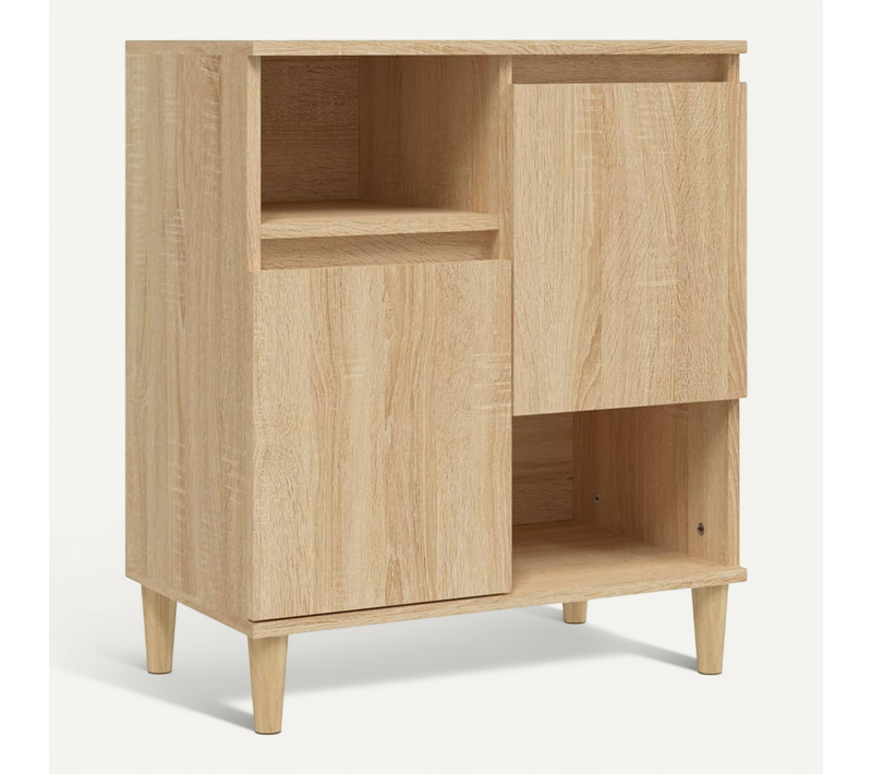 Buffet Chêne Sonoma 60x35x70 Cm Bois Contreplaqué
