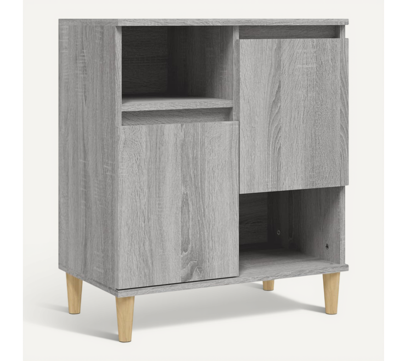 Buffet Sonoma Gris 60x35x70 Cm Bois Contreplaqué