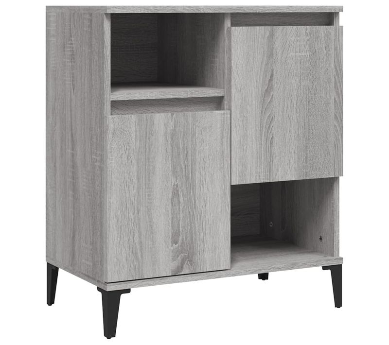 Buffet Sonoma Gris 60x35x70 Cm Bois Contreplaqué