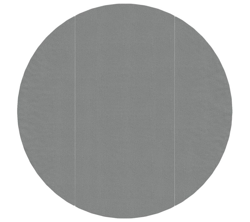 Bâche De Piscine Gris Clair Ø366 Cm Géotextile Polyester