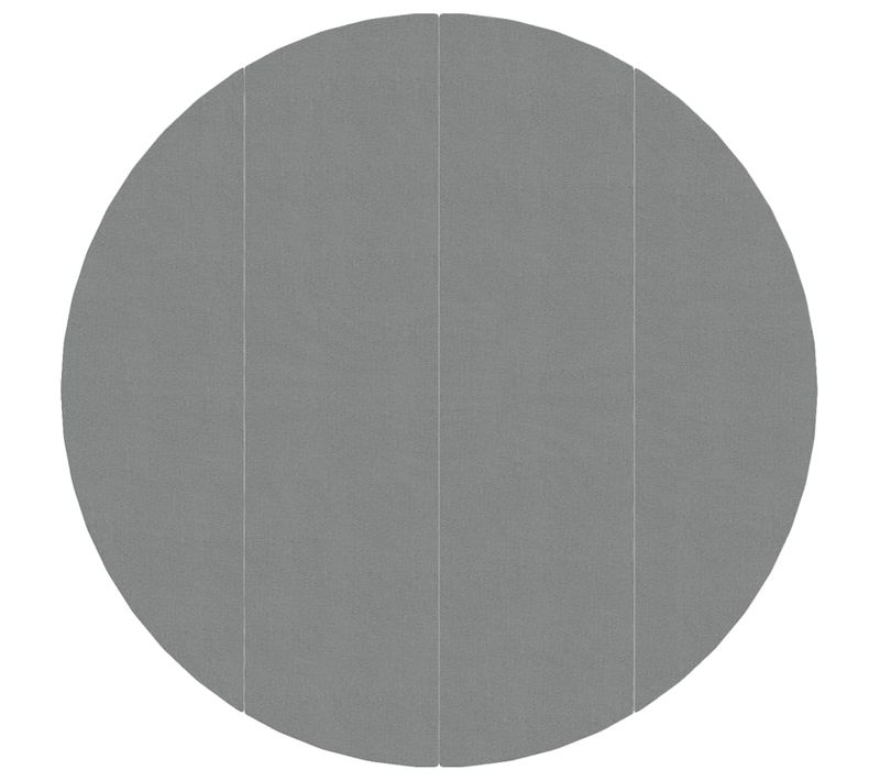 Bâche De Piscine Gris Clair Ø428 Cm Géotextile Polyester