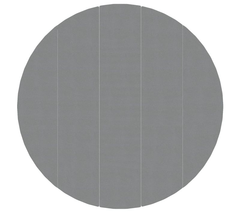Bâche De Piscine Gris Clair Ø550 Cm Géotextile Polyester