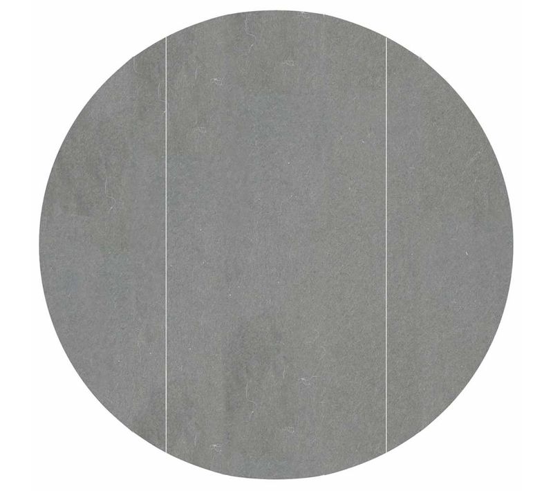 Bâche De Piscine Gris Clair Ø306 Cm Géotextile Polyester