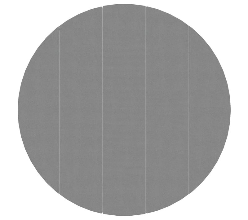 Bâche De Piscine Gris Clair Ø550 Cm Géotextile Polyester