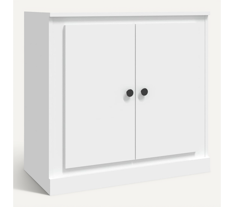 Buffet Blanc 70x35,5x67,5 Cm Bois Contreplaqué