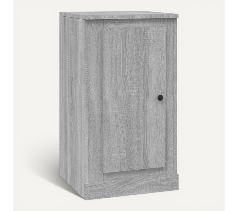 Buffet Sonoma Gris 37,5x35,5x67,5 Cm Bois Contreplaqué