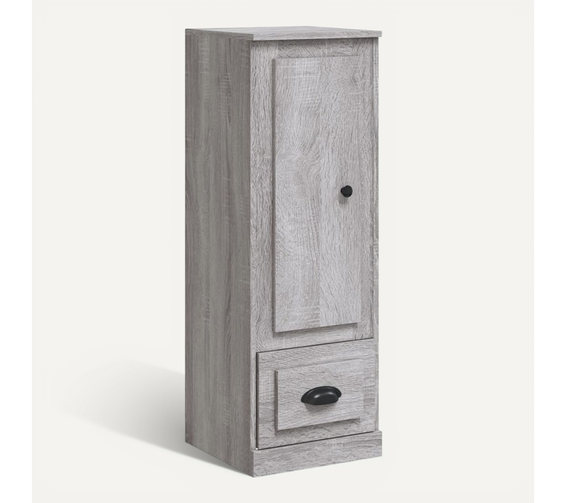 Buffet Haut Sonoma Gris 36x35,5x103,5 Cm Bois Contreplaqué