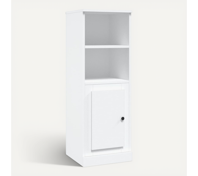 Buffet Haut Blanc 36x35,5x103,5 Cm Bois Contreplaqué